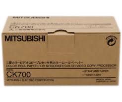 Mitsubishi CK 700 Farb-Videoprinterpapier Mitsubishi CK 700 Farb-Videoprinterpapier