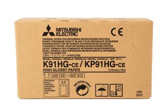 Mitsubishi KP91HG-CE/K91HG S/W Videoprinterpapier