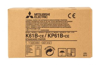 Mitsubishi KP61B/K61B-CE S/W Videoprinterpapier Mitsubishi KP61B/K61B-CE S/W Videoprinterpapier